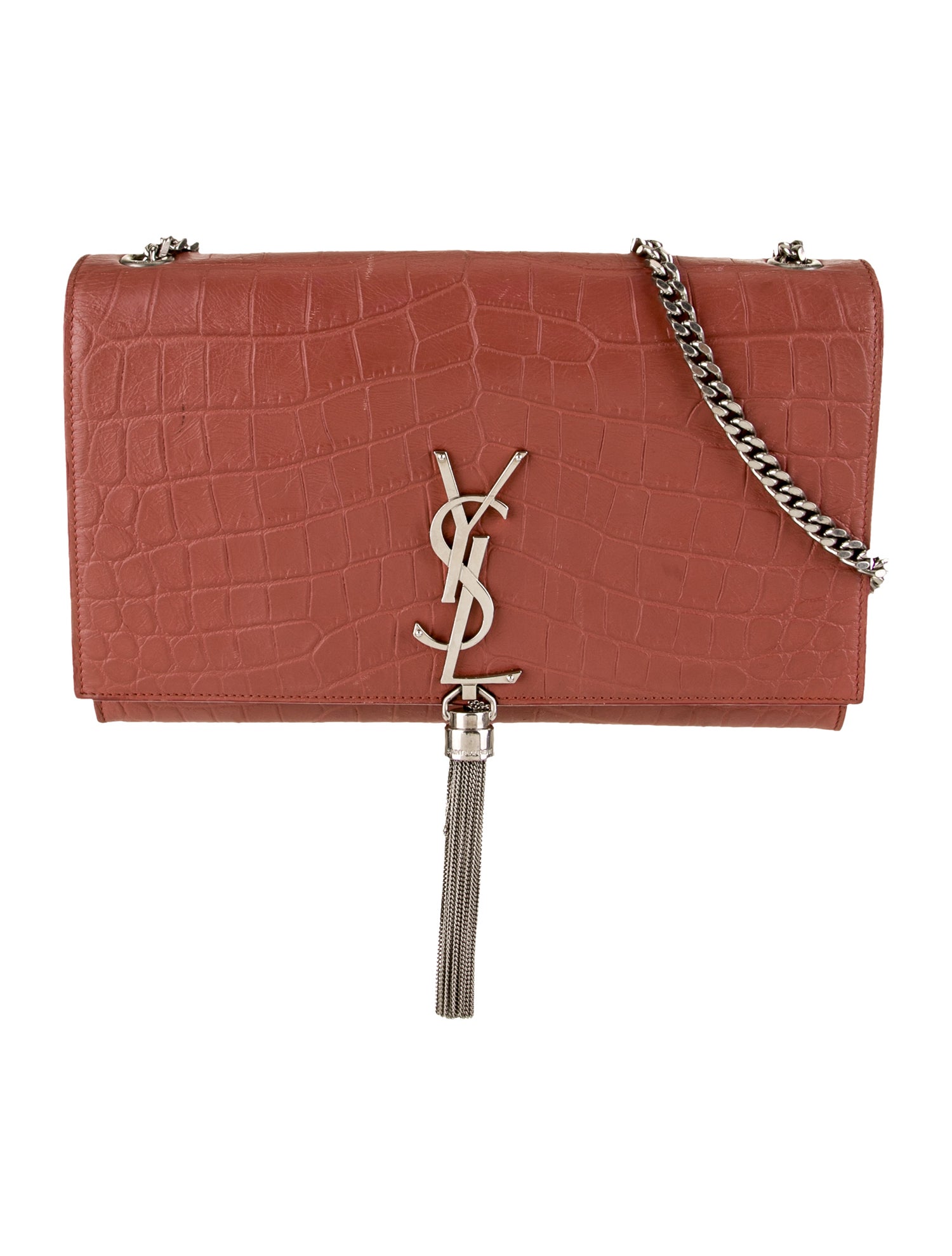 Saint Laurent Embossed Leather Kate