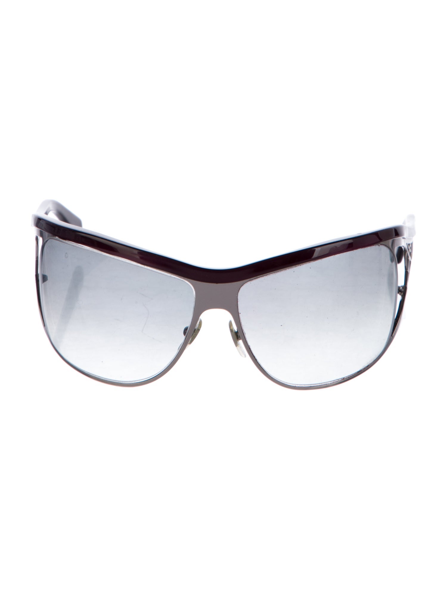 Saint Laurent Shield Gradient Sunglasses