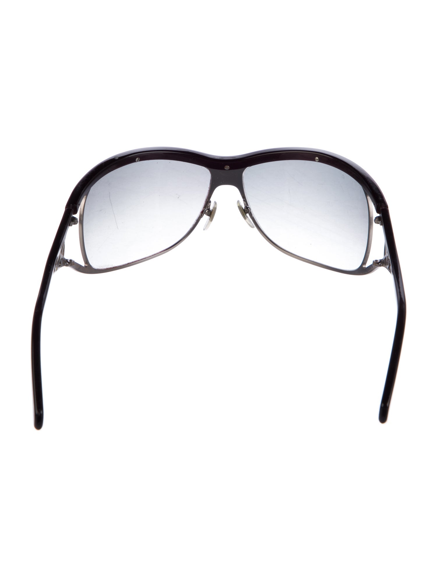 Saint Laurent Shield Gradient Sunglasses