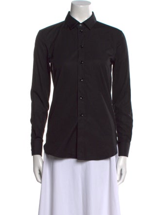 Saint Laurent 2018 Long Sleeve Button-Up Top