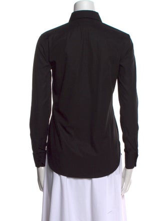 Saint Laurent 2018 Long Sleeve Button-Up Top