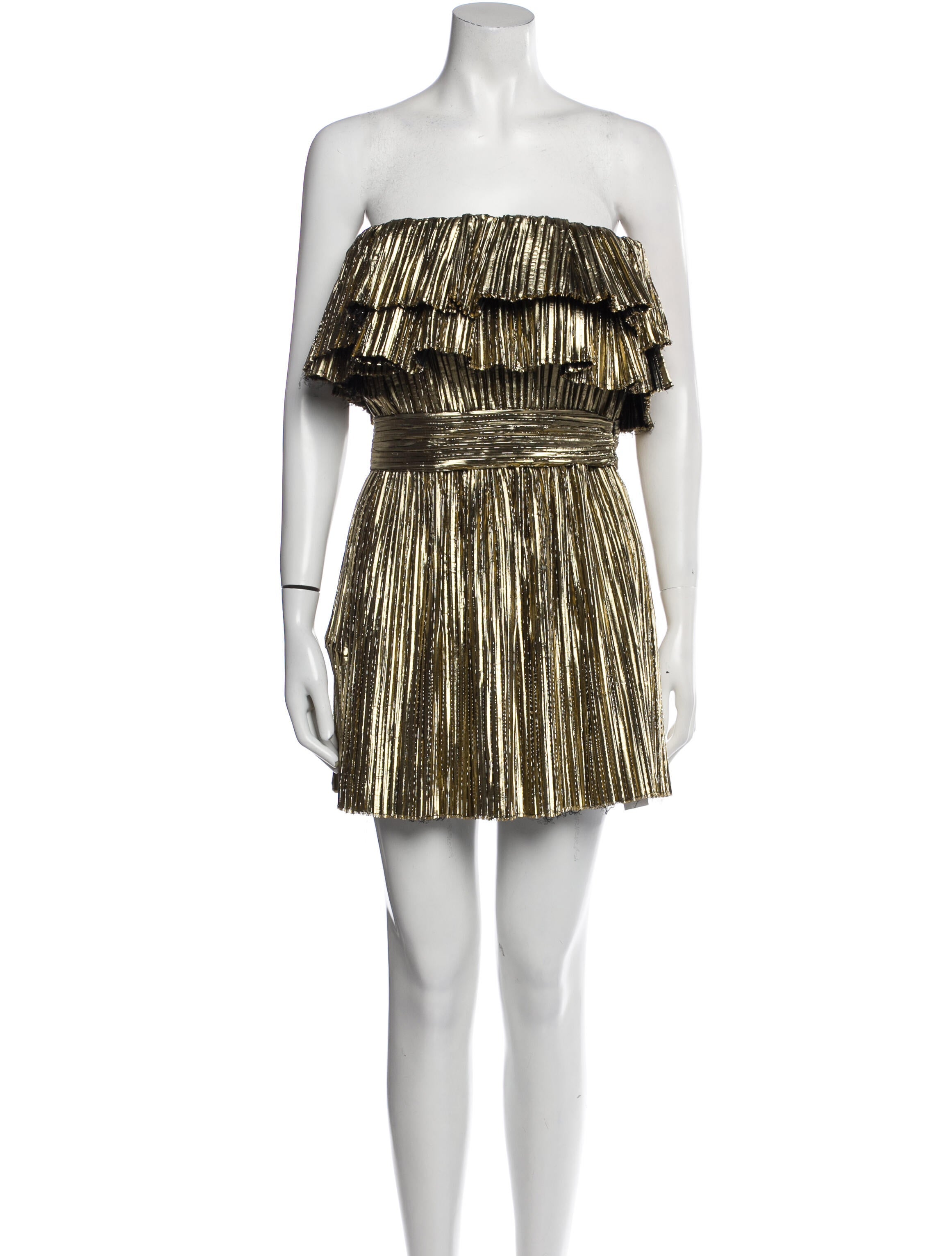 Saint Laurent Silk Mini Dress