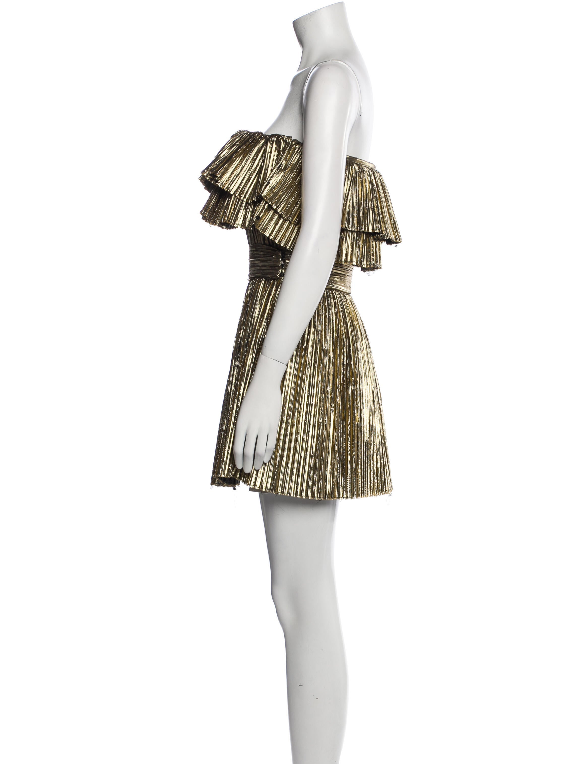 Saint Laurent Silk Mini Dress