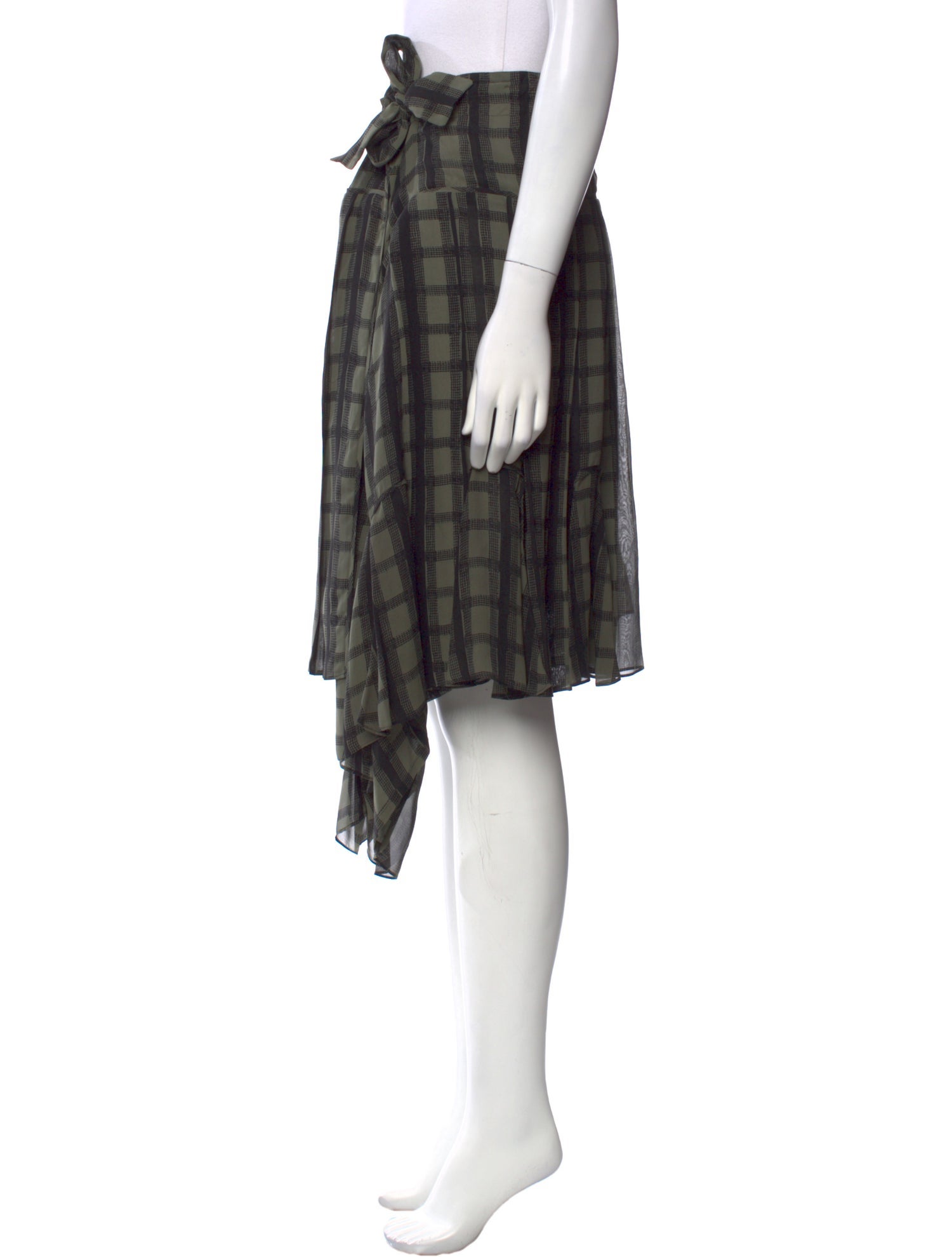 Yves Saint Laurent Rive Gauche Vintage Knee-Length Skirt