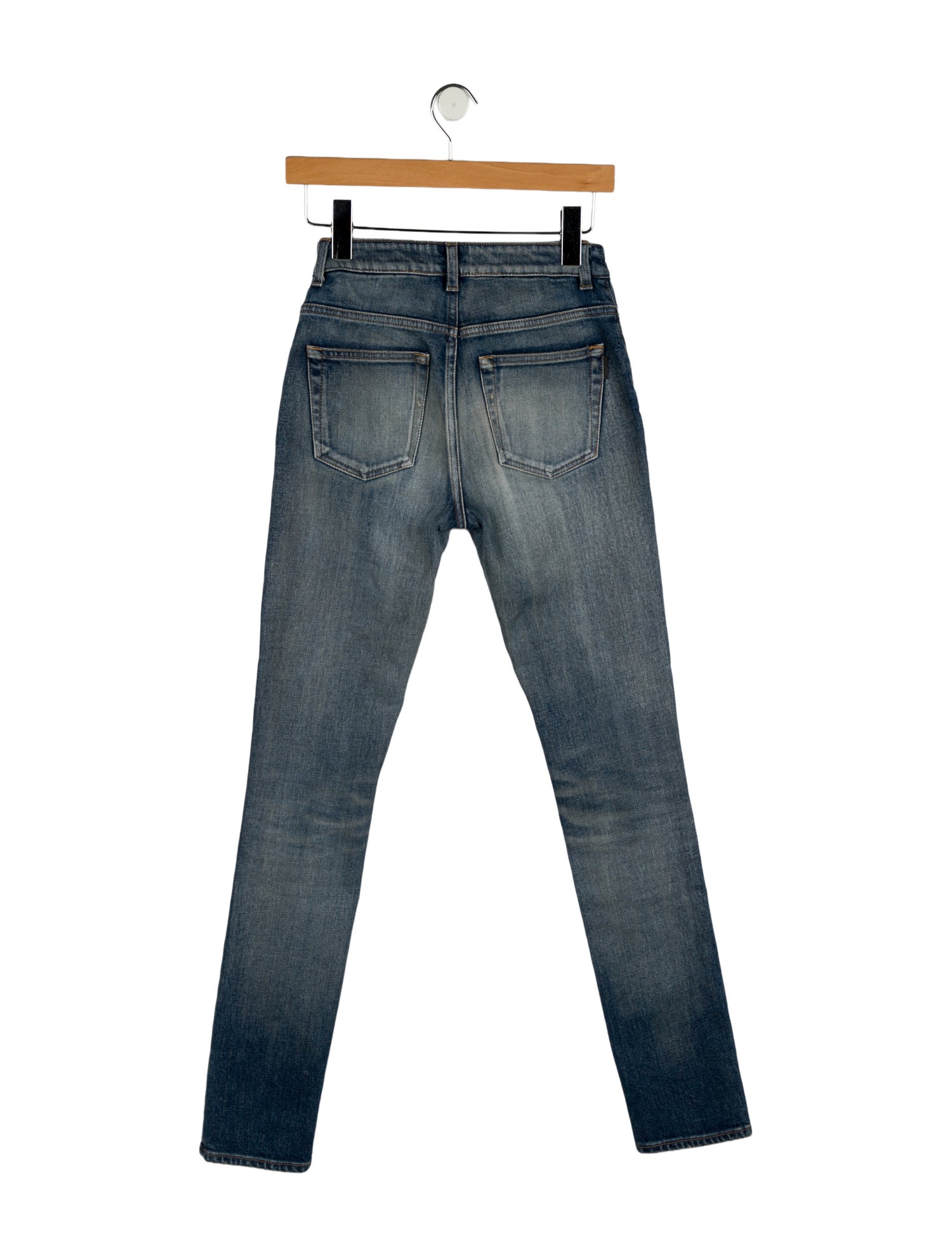 Saint Laurent Low-Rise Skinny Leg Jeans