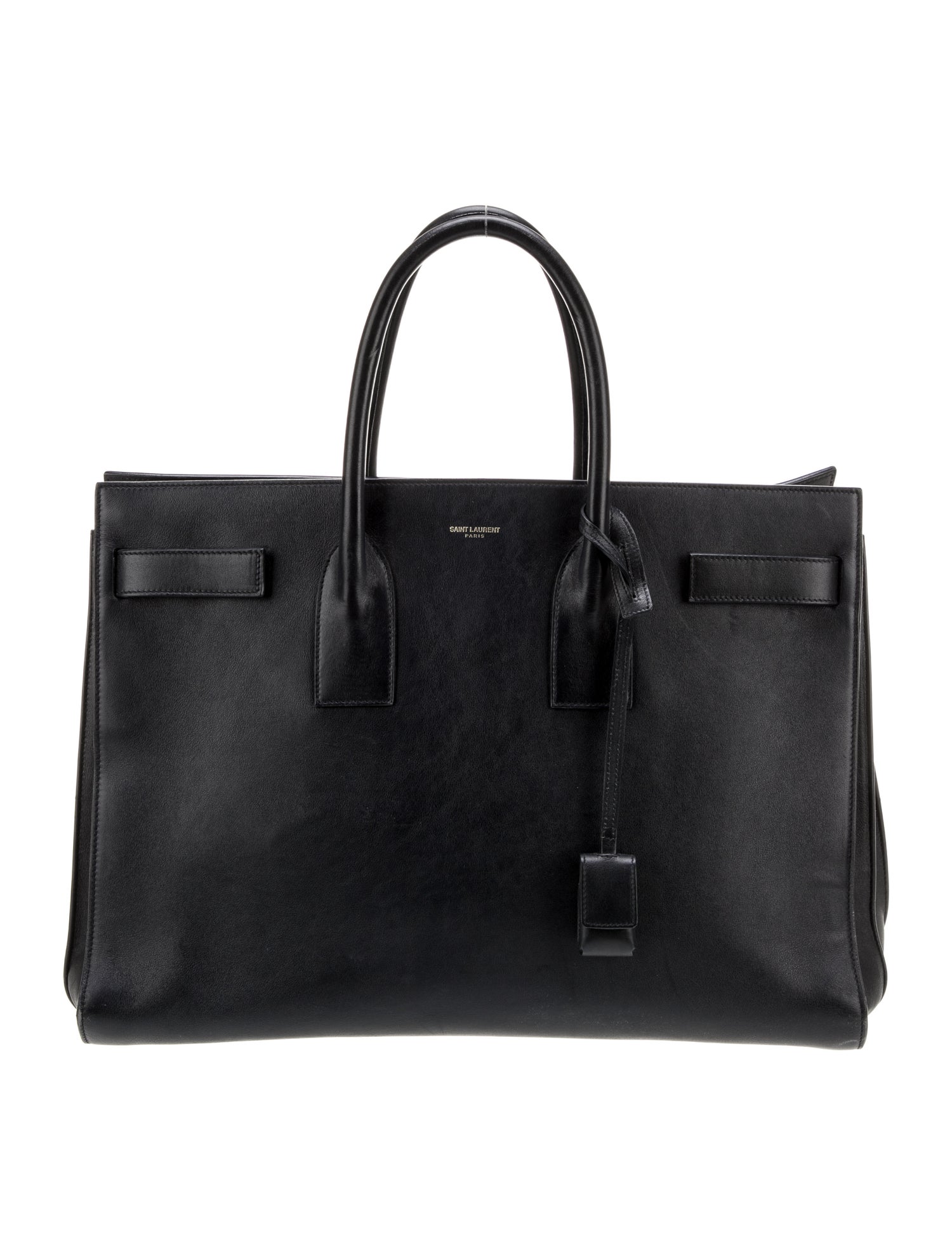 Saint Laurent Leather Sac De Jour Large