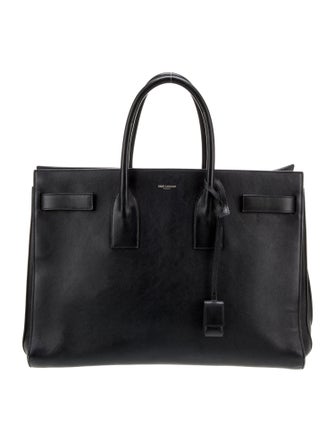 Saint Laurent Leather Sac De Jour Large