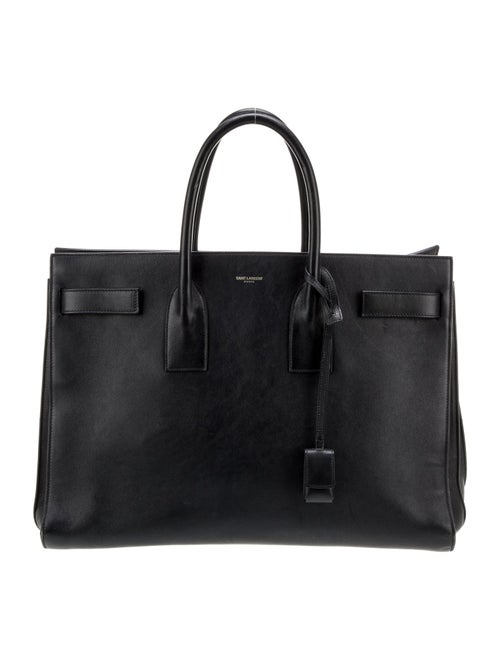 Saint Laurent Leather Sac De Jour Large