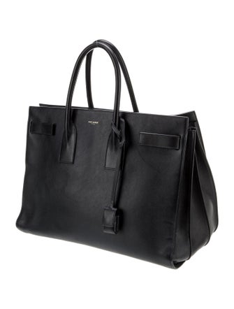Saint Laurent Leather Sac De Jour Large