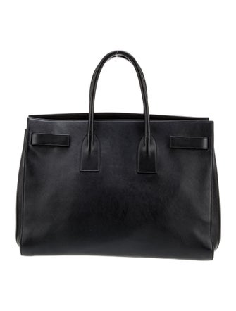 Saint Laurent Leather Sac De Jour Large
