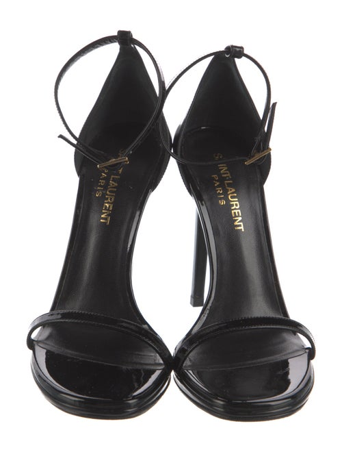 Saint Laurent Patent Leather Sandals