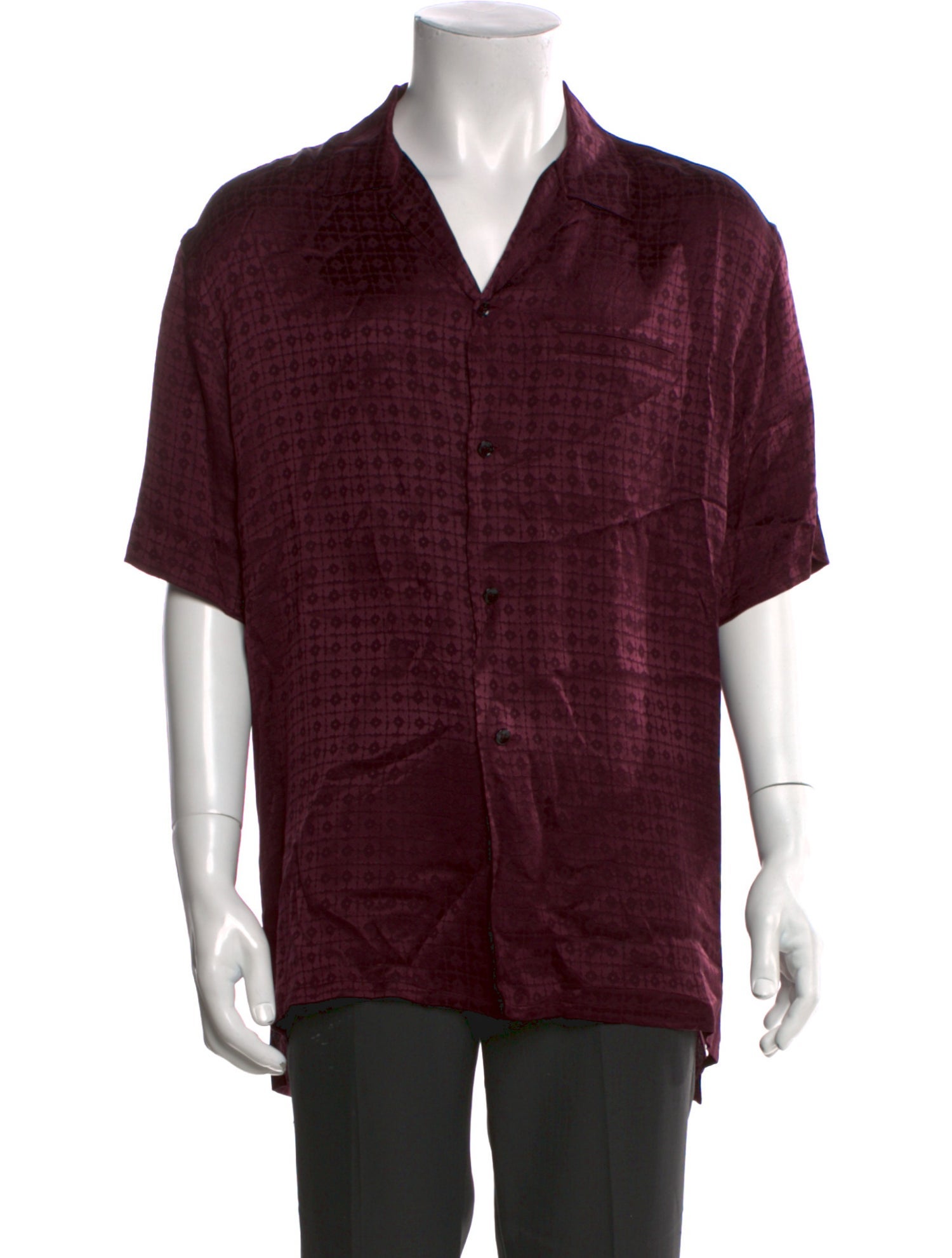 Saint Laurent Late 2000's - Early 2010's Short Sleeve Shirt