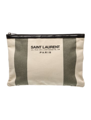 Saint Laurent Clutches Canvas Jolie