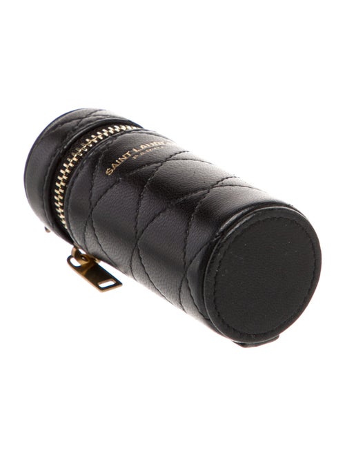 Saint Laurent Leather Lipstick Case
