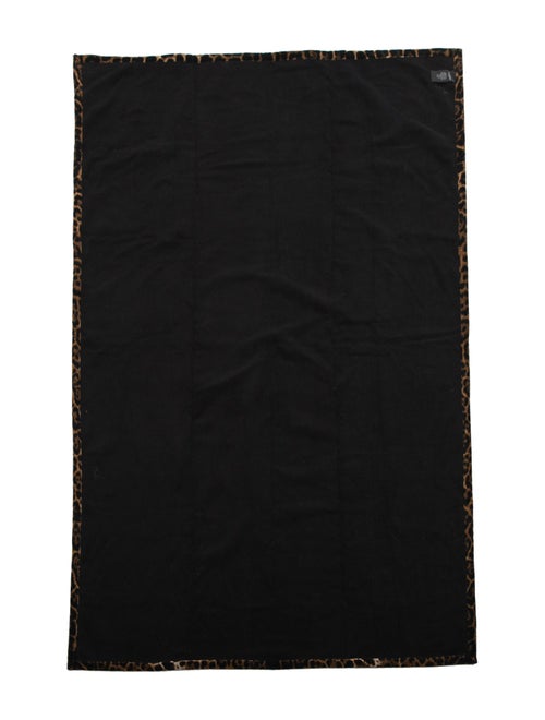 Saint Laurent Leopard Beach Towel