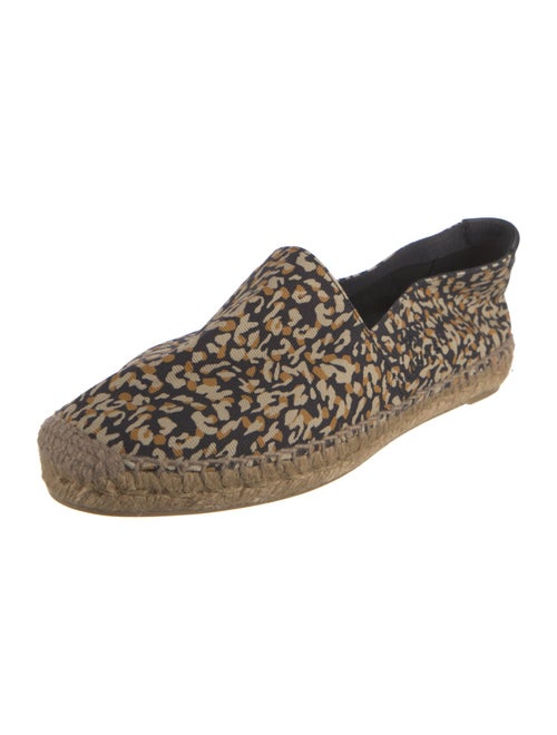 Saint Laurent Canvas Animal Print Espadrilles