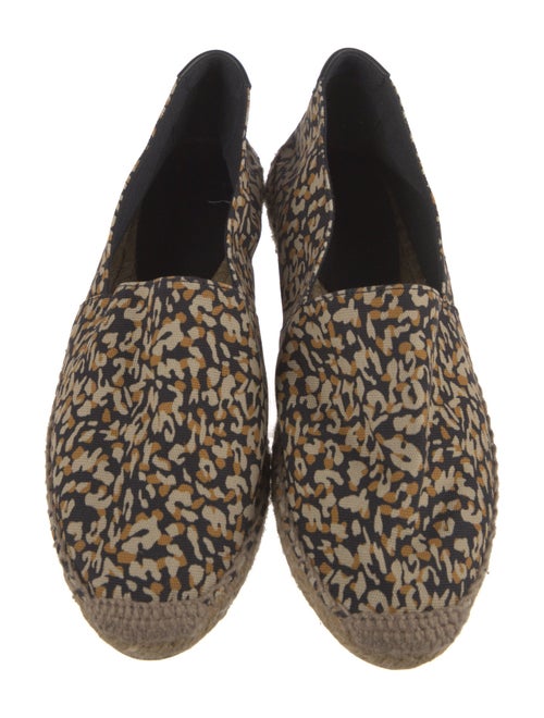 Saint Laurent Canvas Animal Print Espadrilles