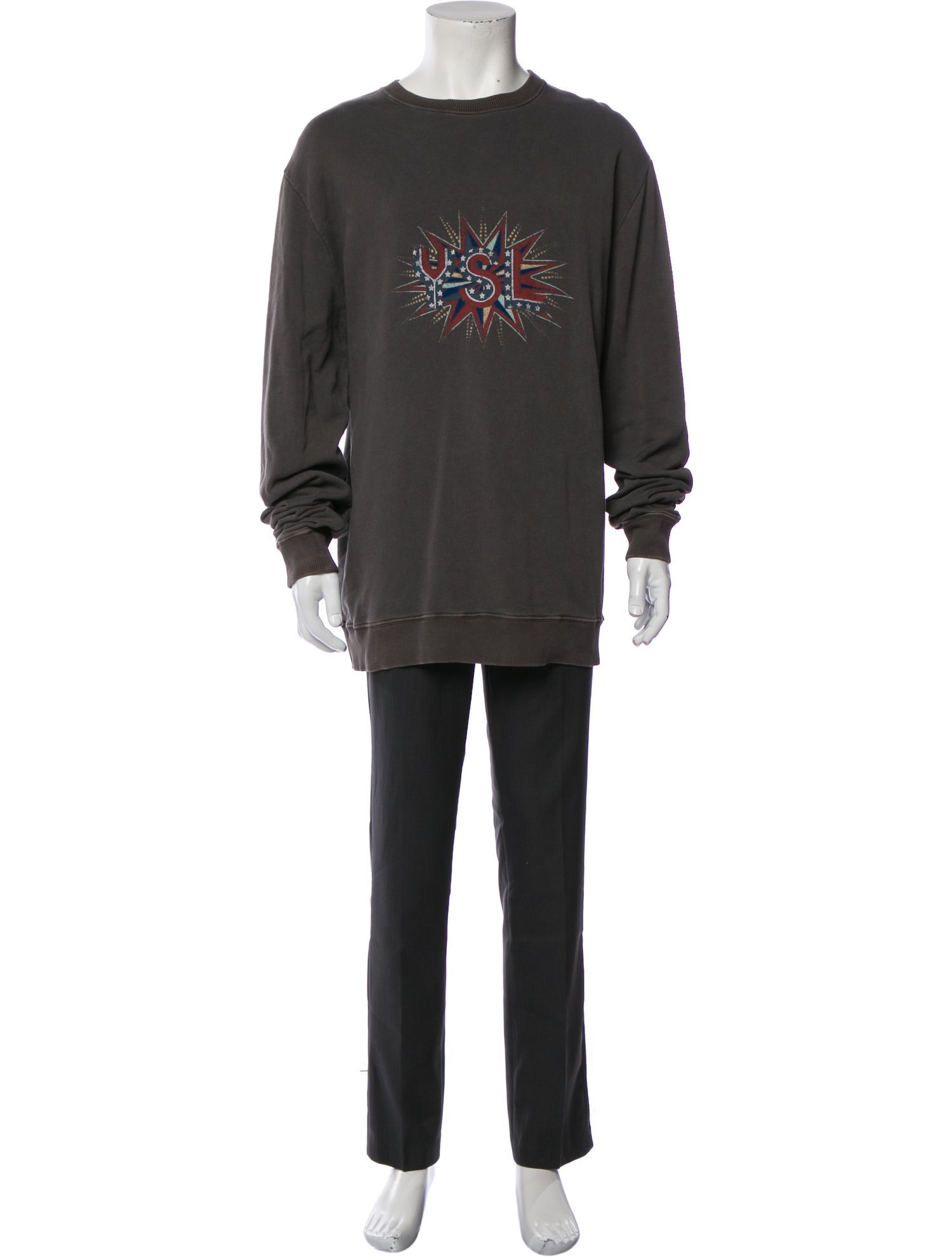 Saint Laurent 2018 Graphic Print Sweatshirt