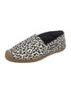 Saint Laurent Canvas Animal Print Espadrilles