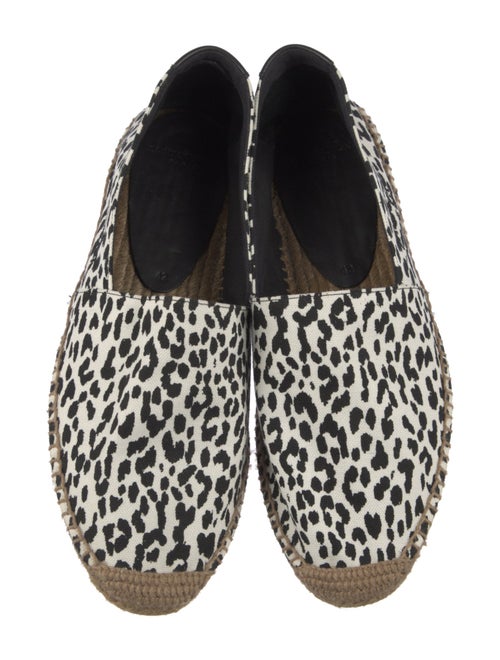 Saint Laurent Canvas Animal Print Espadrilles