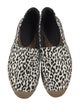 Saint Laurent Canvas Animal Print Espadrilles