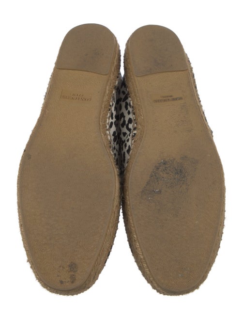 Saint Laurent Canvas Animal Print Espadrilles
