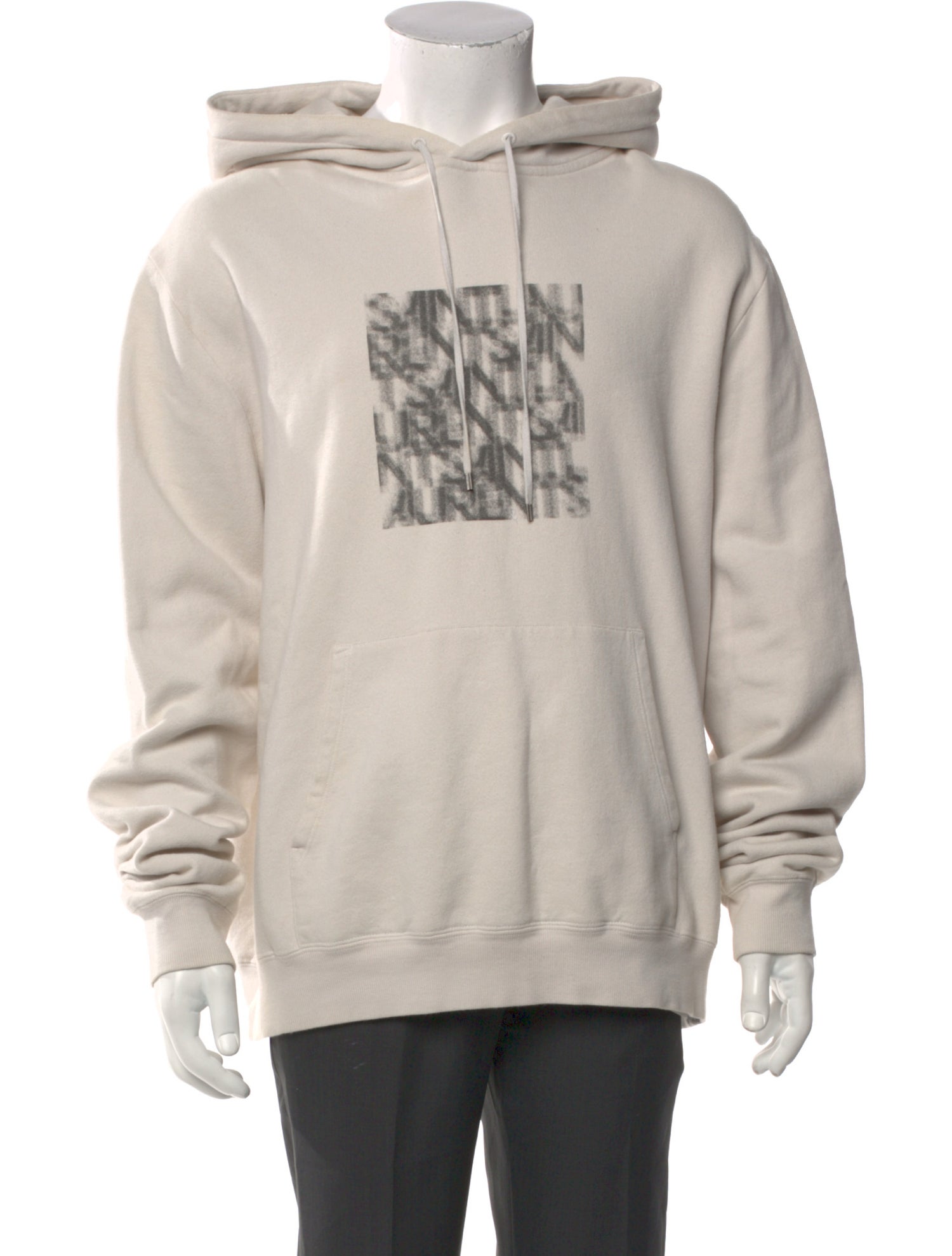 Saint Laurent 2022 Signature Logo Hoodie