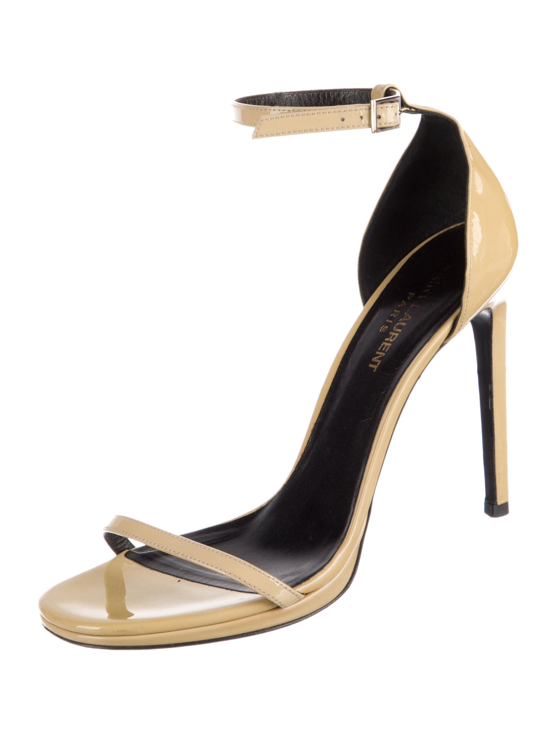 Saint Laurent Patent Leather Sandals
