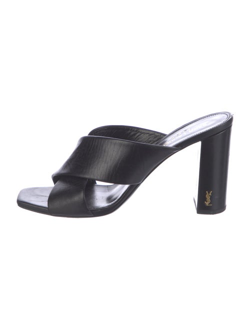 Saint Laurent Leather Slides