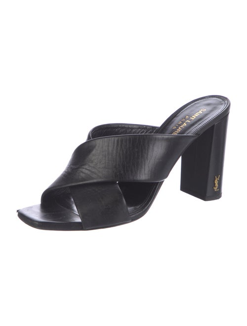 Saint Laurent Leather Slides