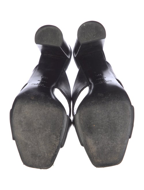 Saint Laurent Leather Slides