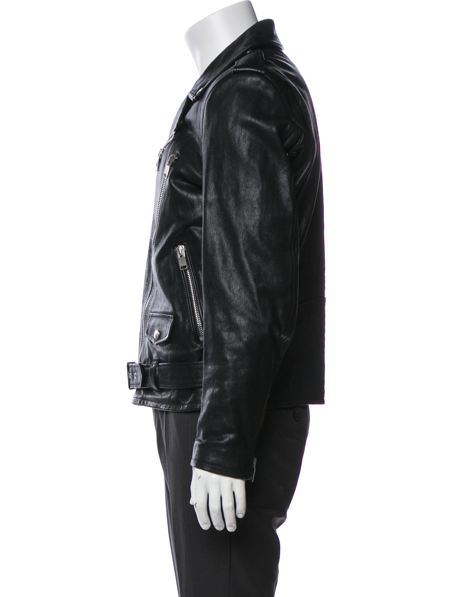 Saint Laurent Leather Biker Jacket