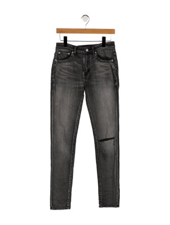 Saint Laurent Mid-Rise Skinny Leg Jeans