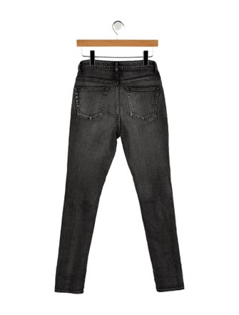 Saint Laurent Mid-Rise Skinny Leg Jeans
