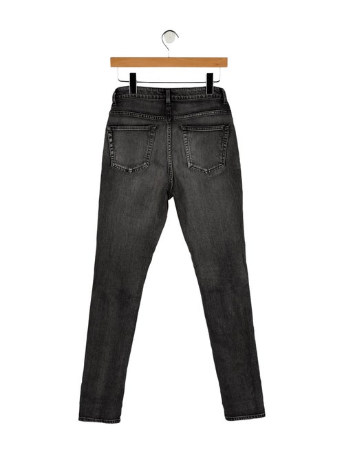 Saint Laurent Mid-Rise Skinny Leg Jeans