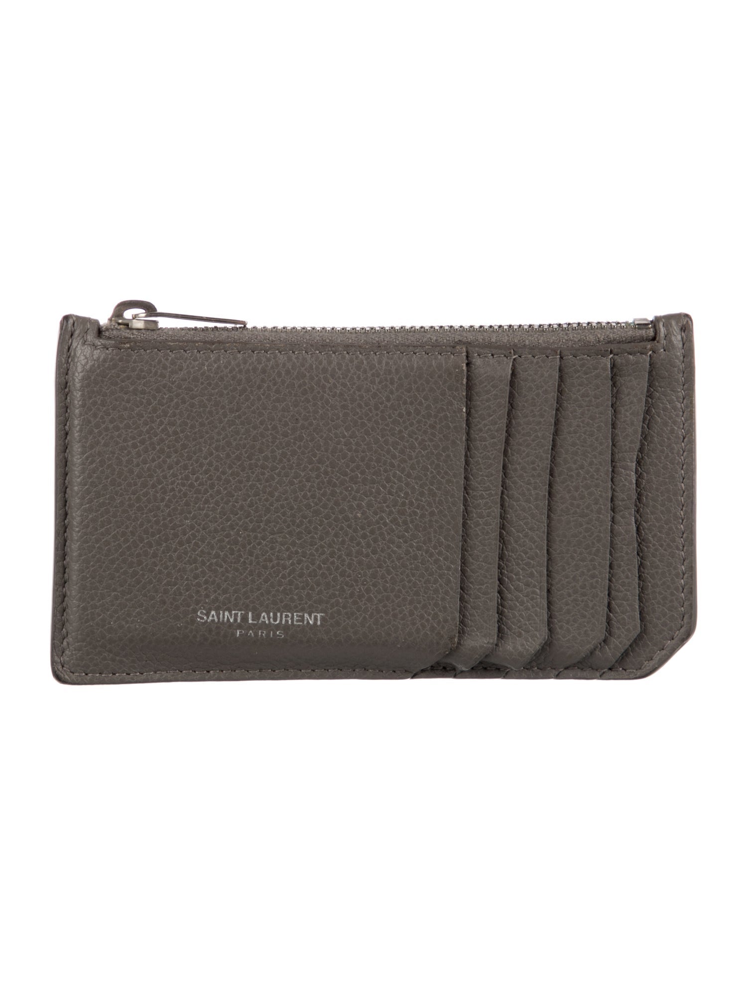 Saint Laurent Five Fragment Card Holder Leather Card Holder