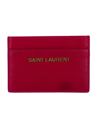 Saint Laurent 2013 Leather Card Holder