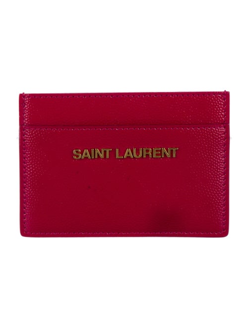 Saint Laurent 2013 Leather Card Holder