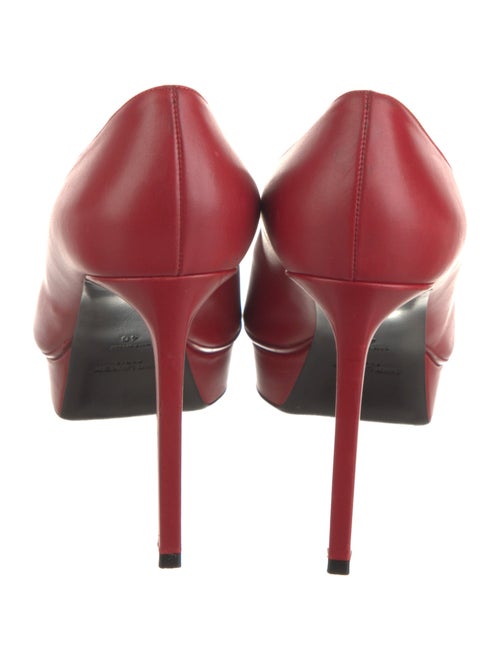 Saint Laurent Leather Colorblock Pattern Pumps