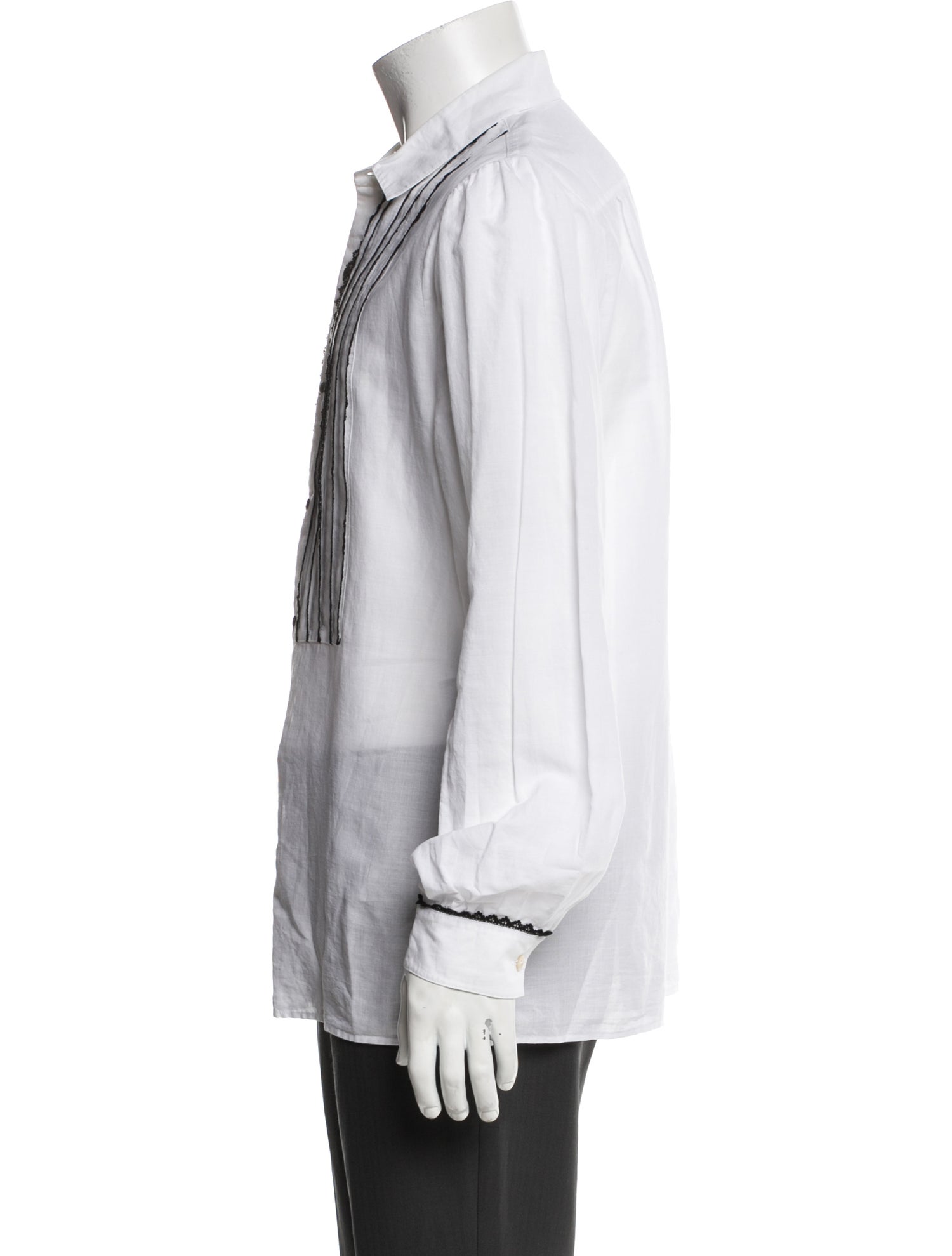 Saint Laurent 2021 Striped Shirt