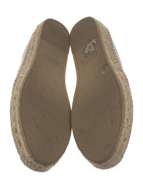 Saint Laurent Signature Logo Leather Espadrilles