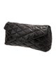 Saint Laurent Leather Sade Puffer Clutch Large