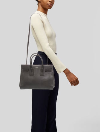 Saint Laurent Leather Sac De Jour Small