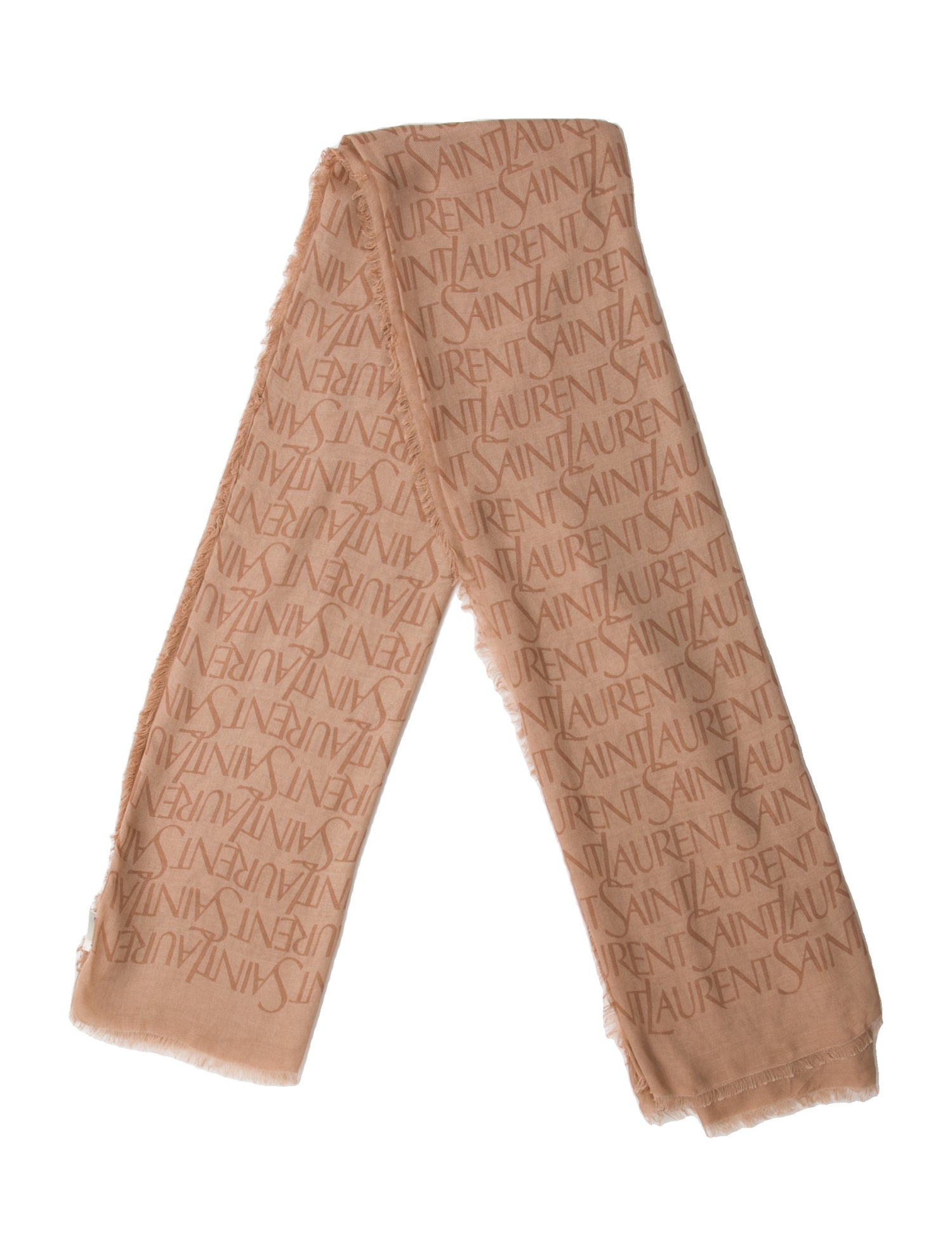 Saint Laurent Silk Printed Scarf