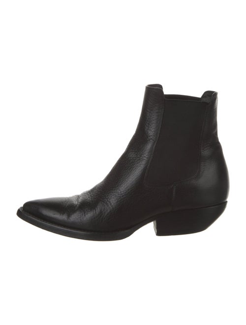 Saint Laurent Leather Chelsea Boots
