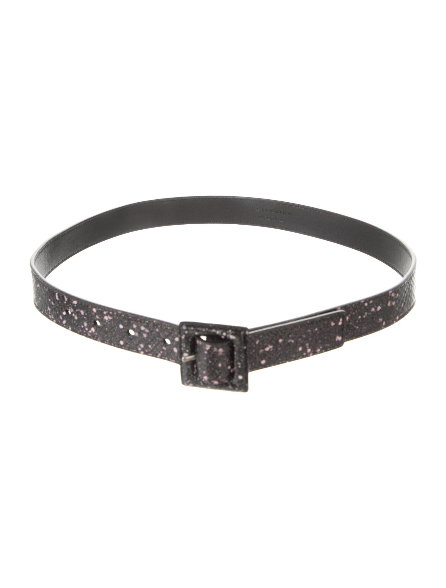 Saint Laurent Skinny Leather Waist Belt