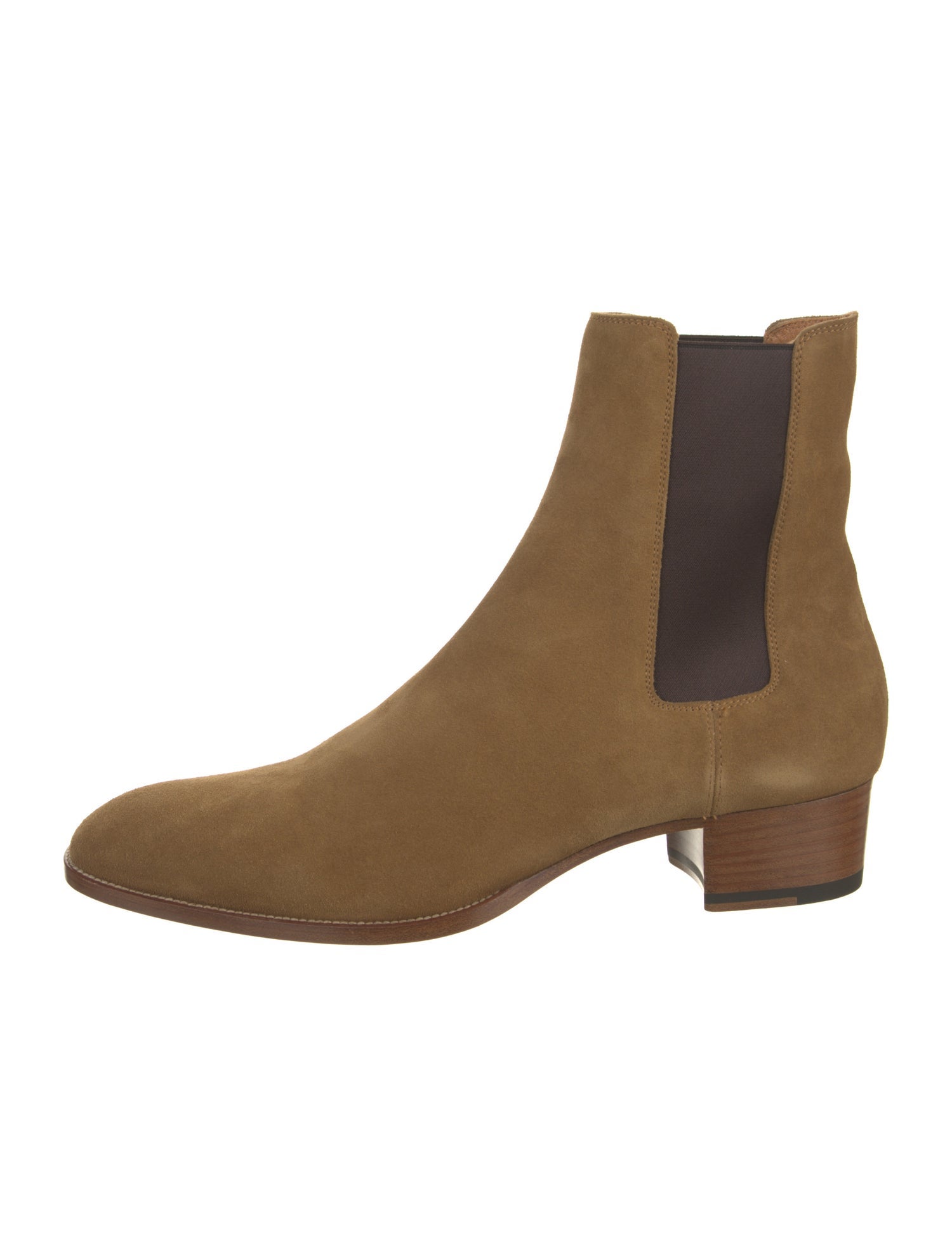 Saint Laurent Suede Chelsea Boots w/ Tags