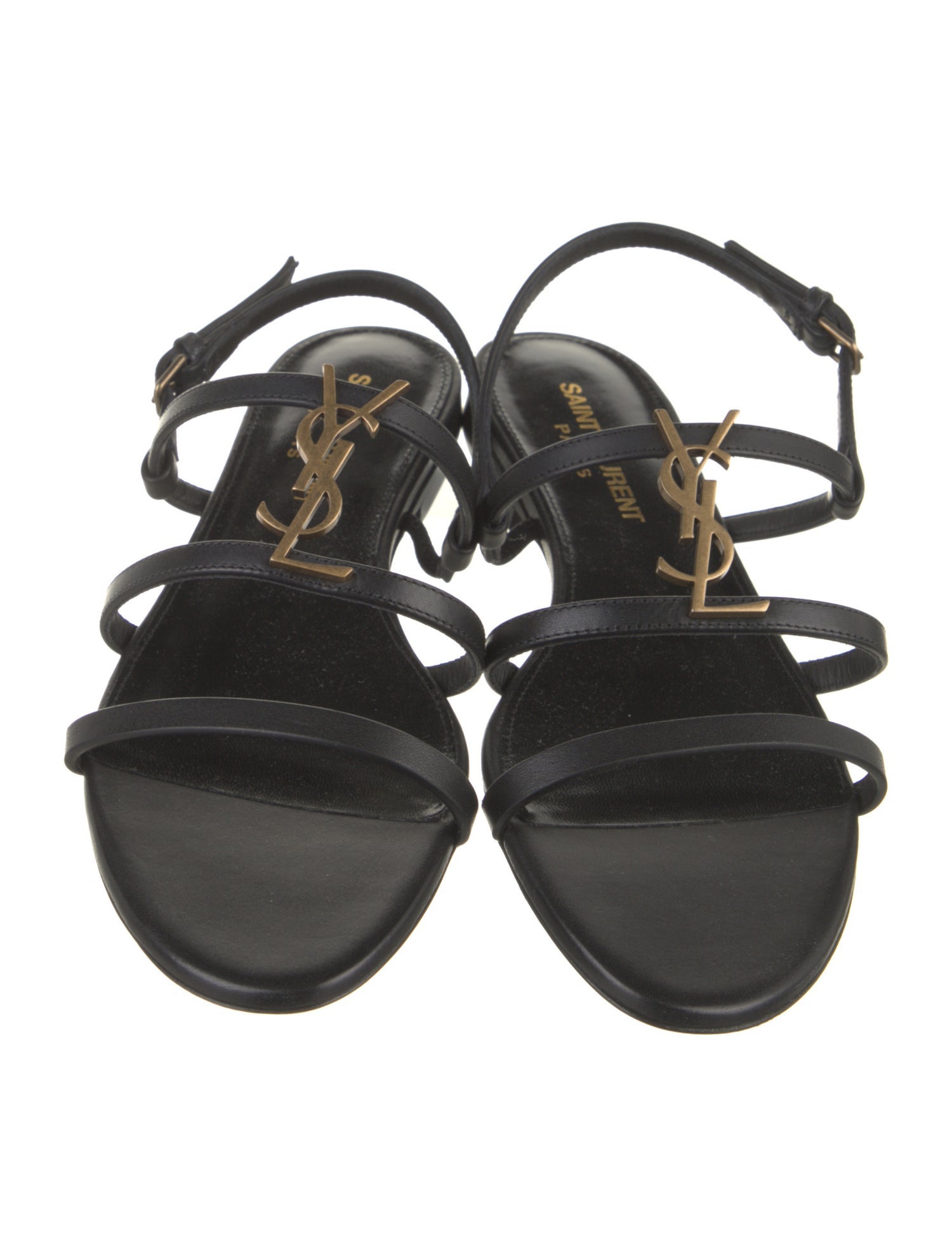 Saint Laurent Leather Gladiator Sandals