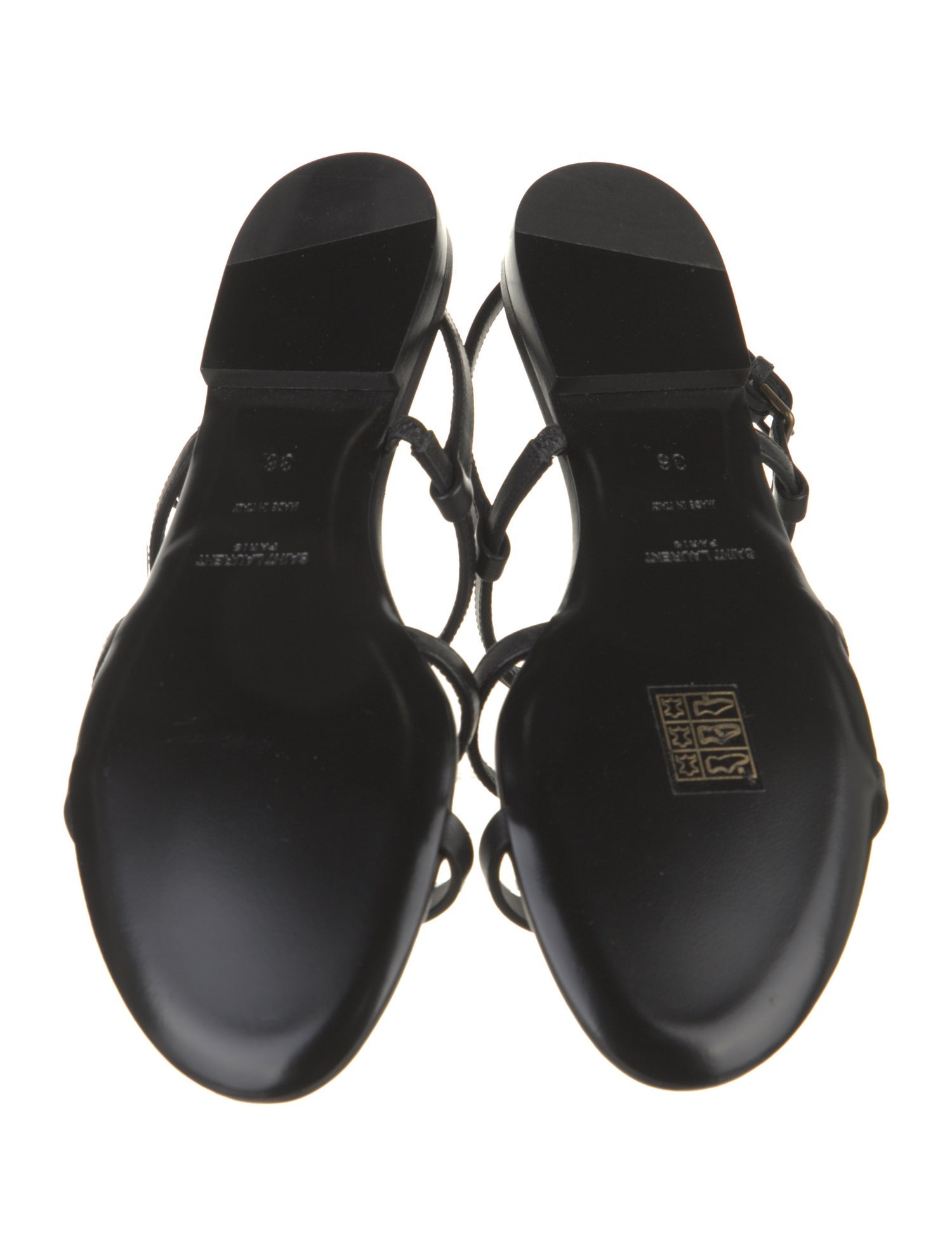 Saint Laurent Leather Gladiator Sandals