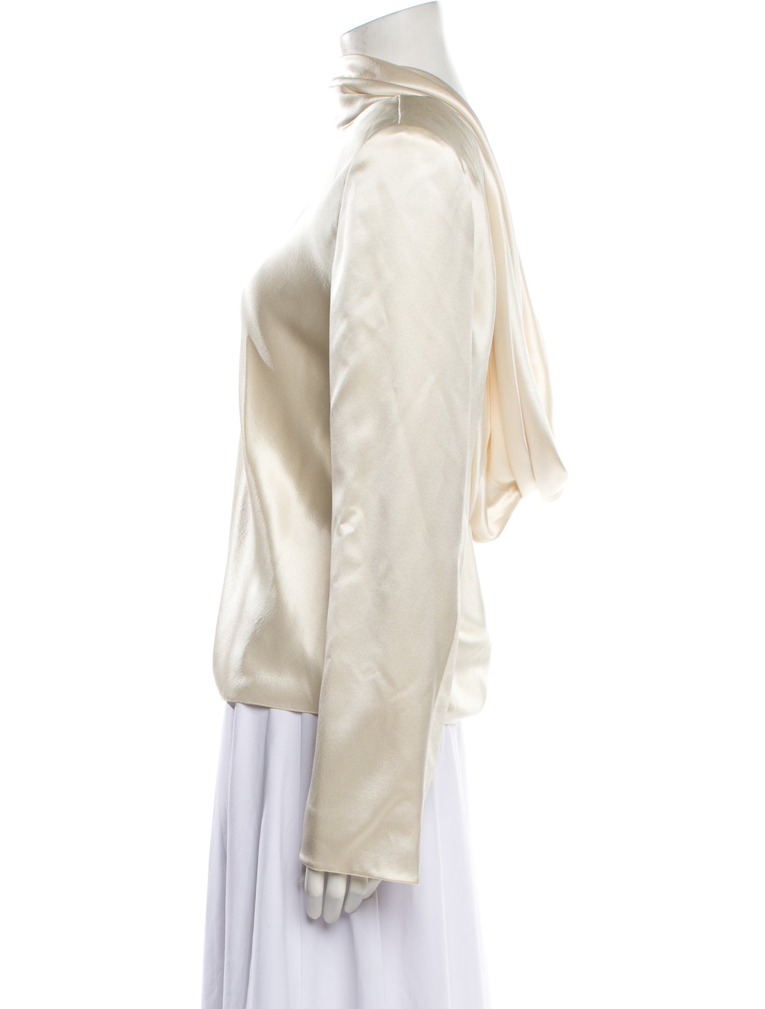 Saint Laurent 2023 Silk Top w/ Tags